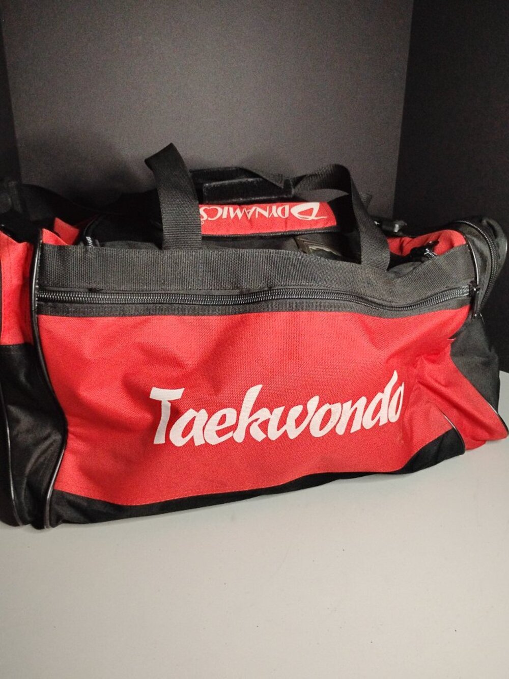 Dynamics Taekwondo Gear Bag Red & Black Jung's Taekwondo Academy